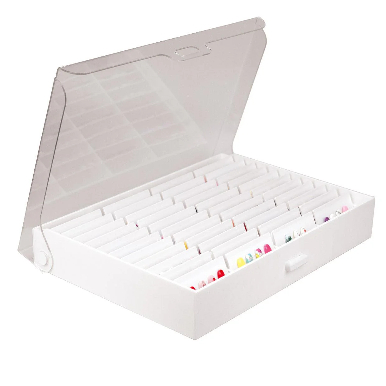 Caja expositora para tips Nailart