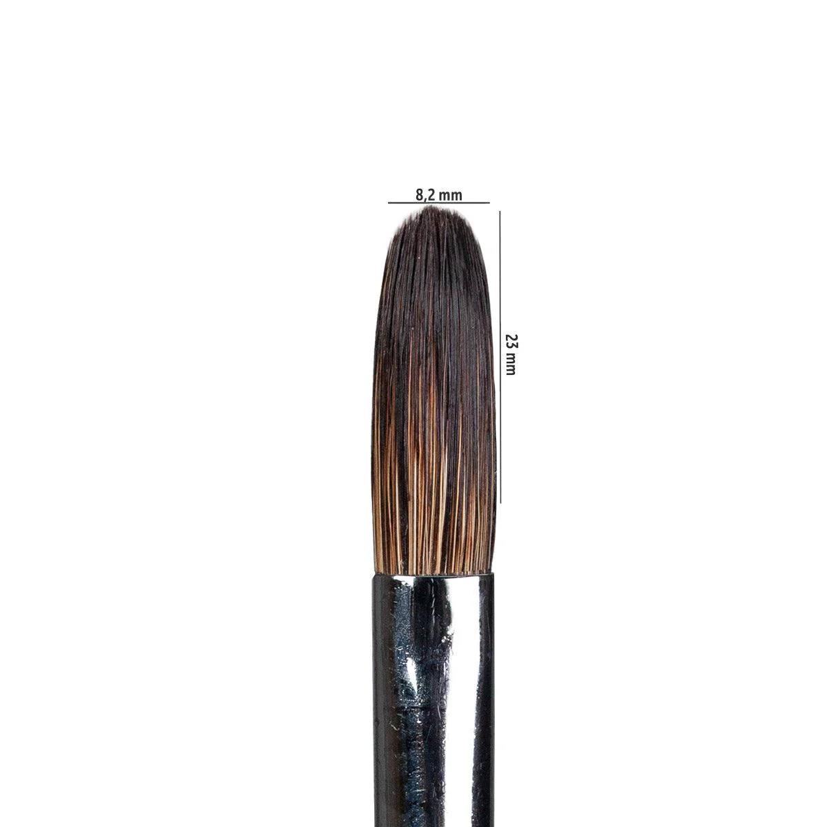 Pincel para acrílico Pelo Natural con funda #12 - Image 3