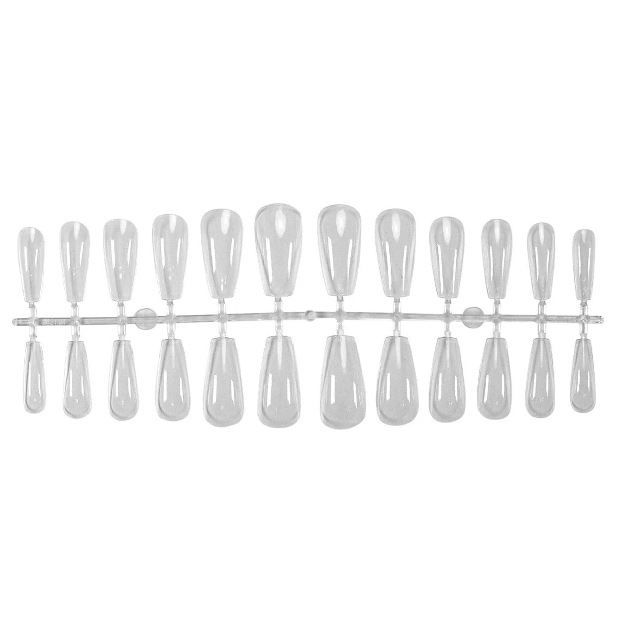 Soft Gel Nail Tip - Coffin Medium - Image 3