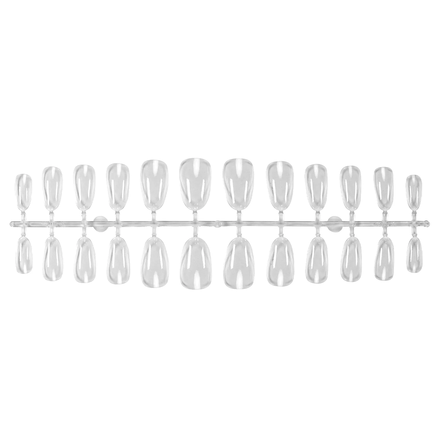 Soft Gel Nail Tip - Round Medium - Image 4