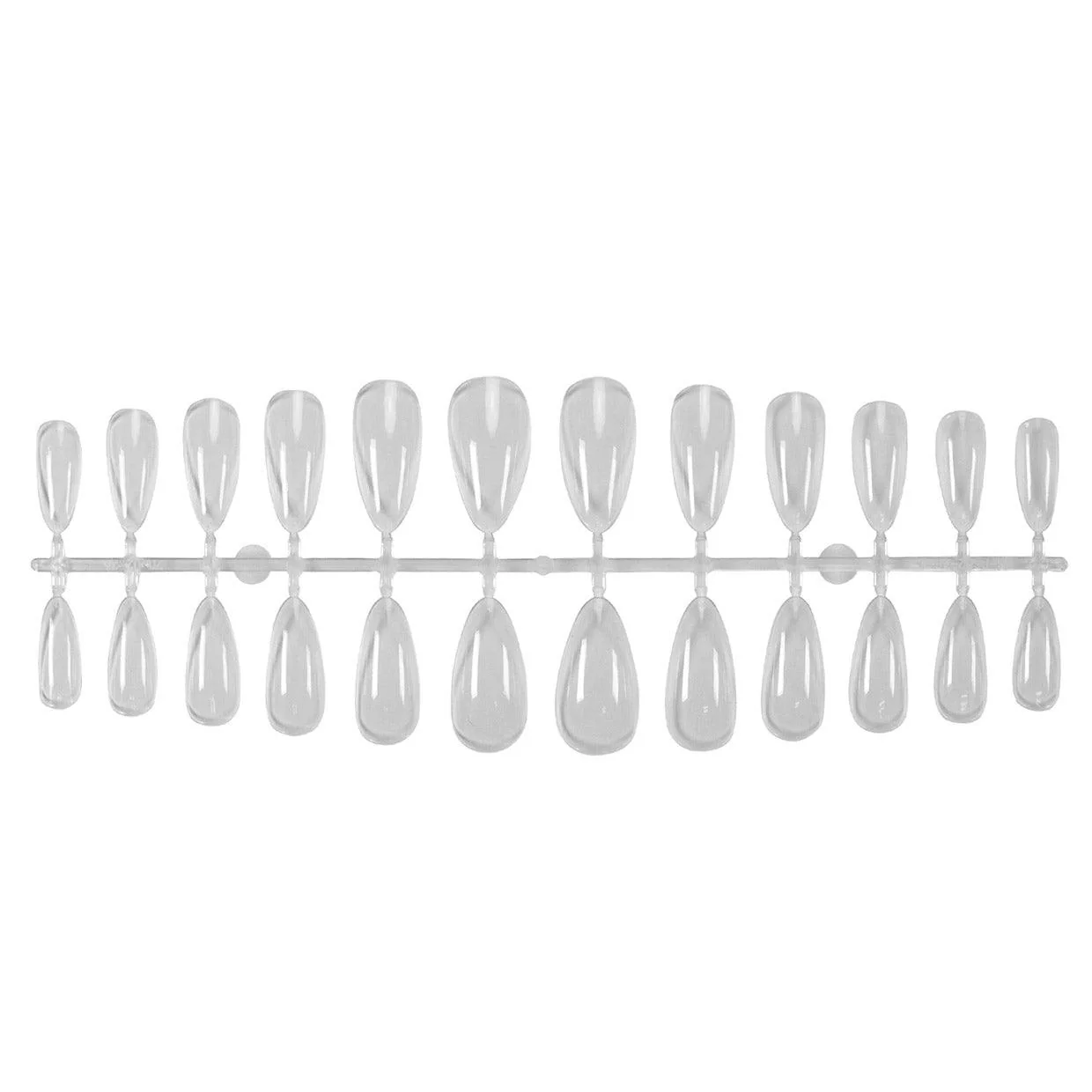Soft Gel Nail Tip - Stiletto Short - Image 3