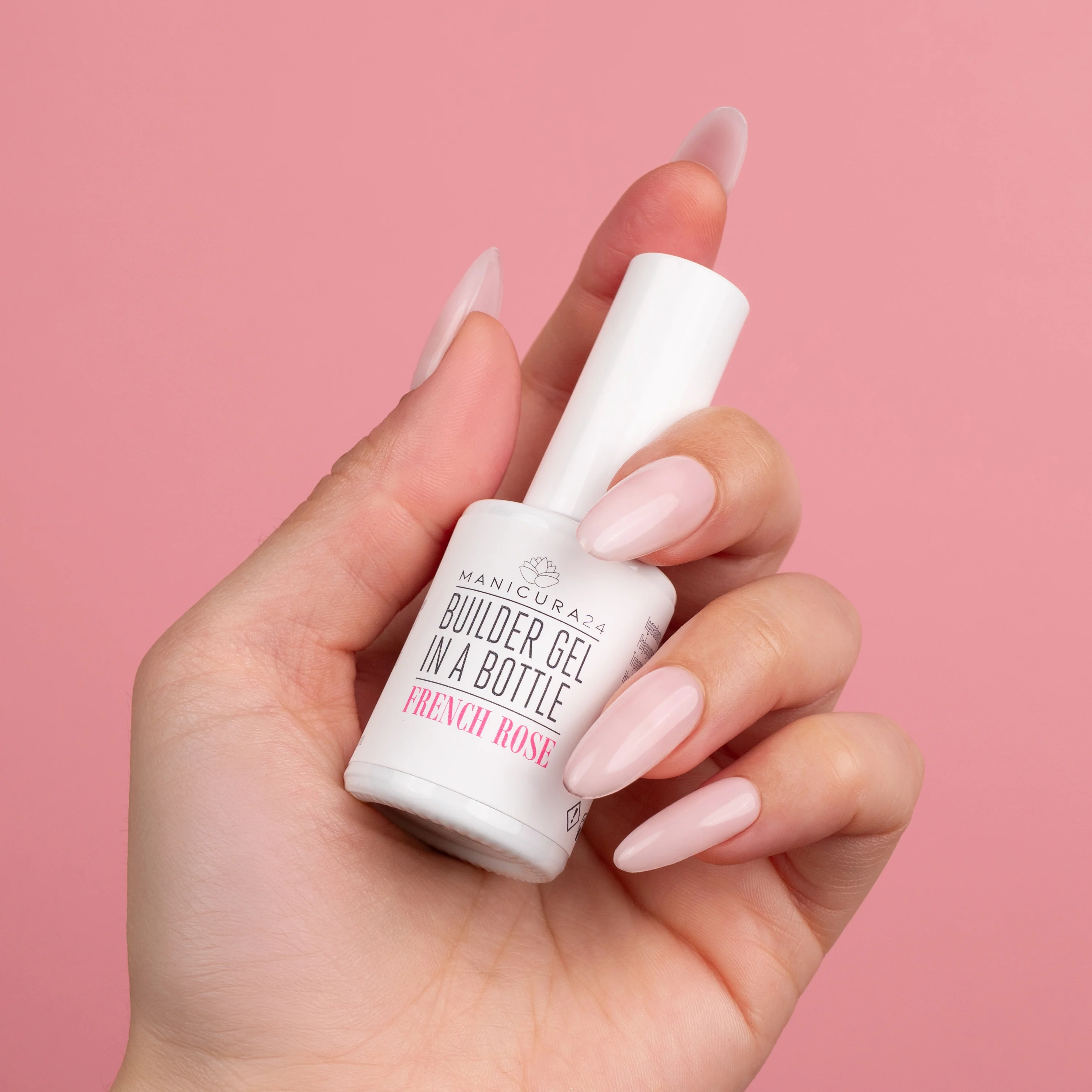 Builder Gel in a Bottle French Rose - Image 3