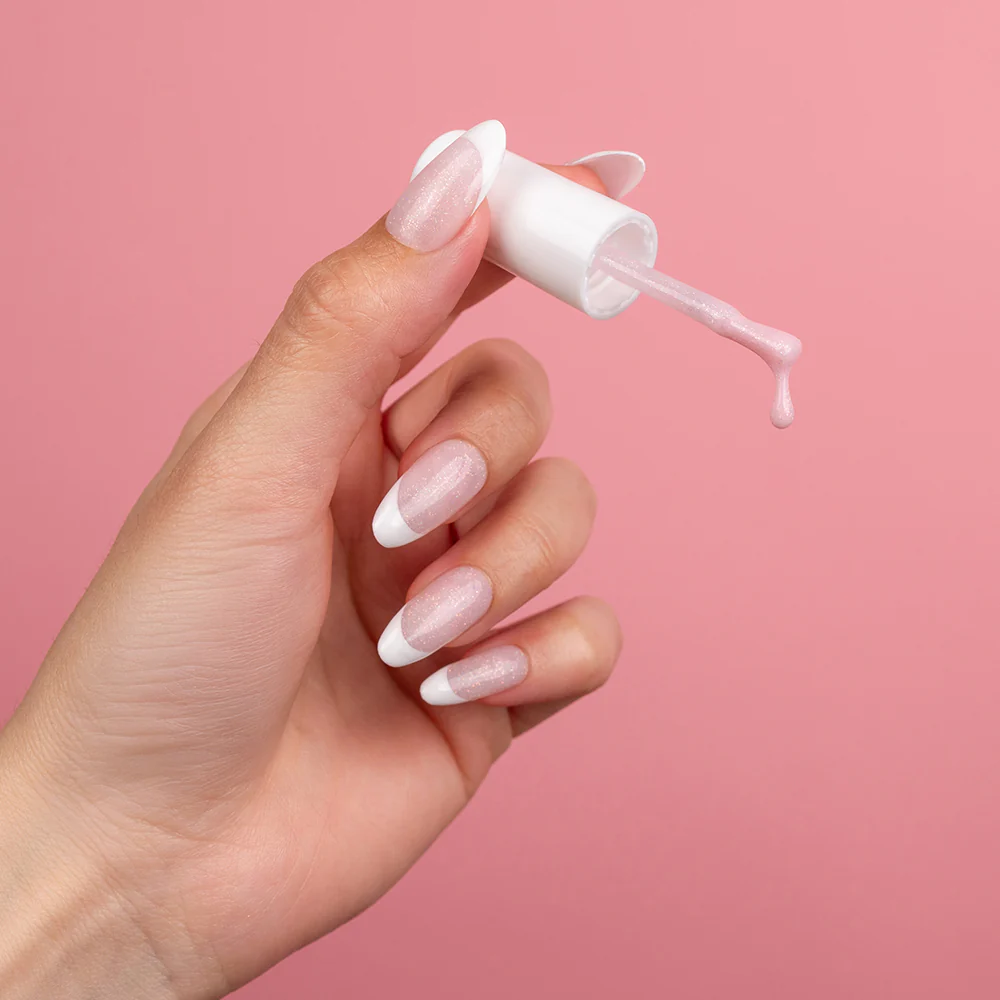 Builder Gel in a Bottle Holographic Pink - Image 5