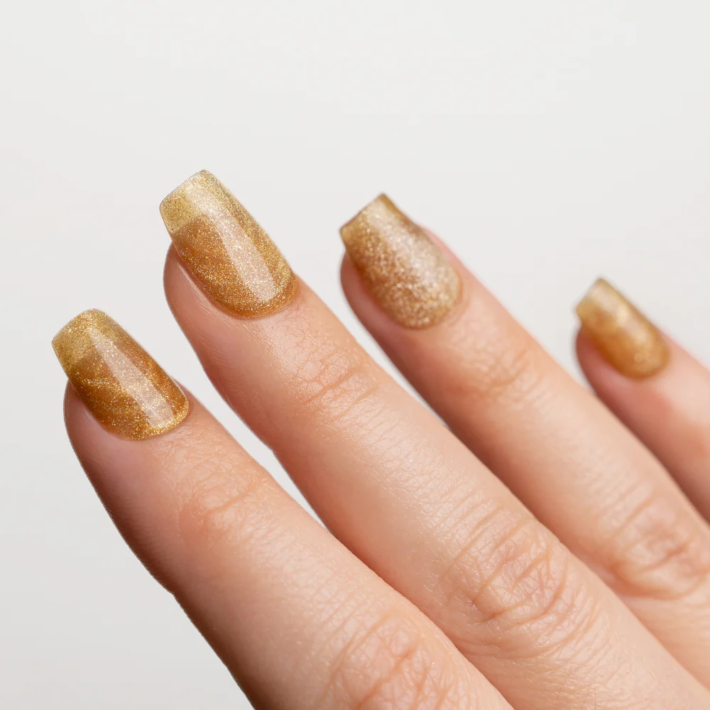 Esmalte semipermanente Cat Eye Velvet Gold #299 - Image 4