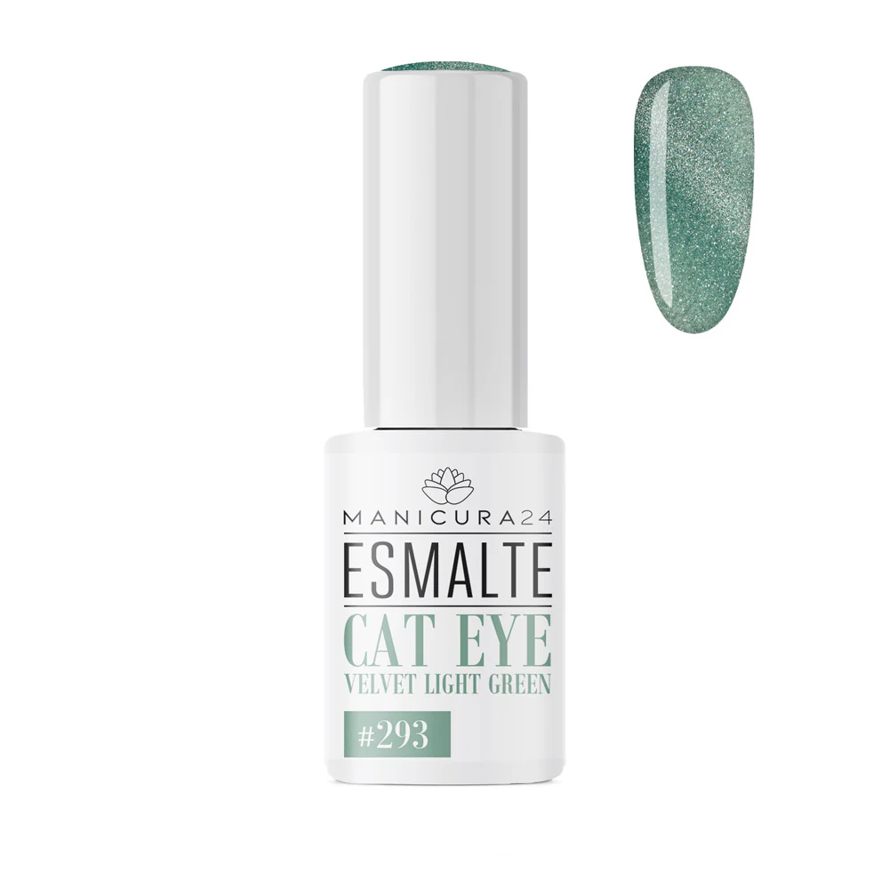 Esmalte semipermanente Cat Eye Velvet Light Green #293
