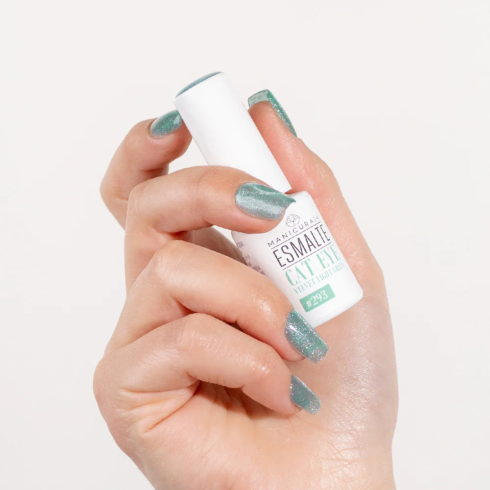 Esmalte semipermanente Cat Eye Velvet Light Green #293 - Image 3