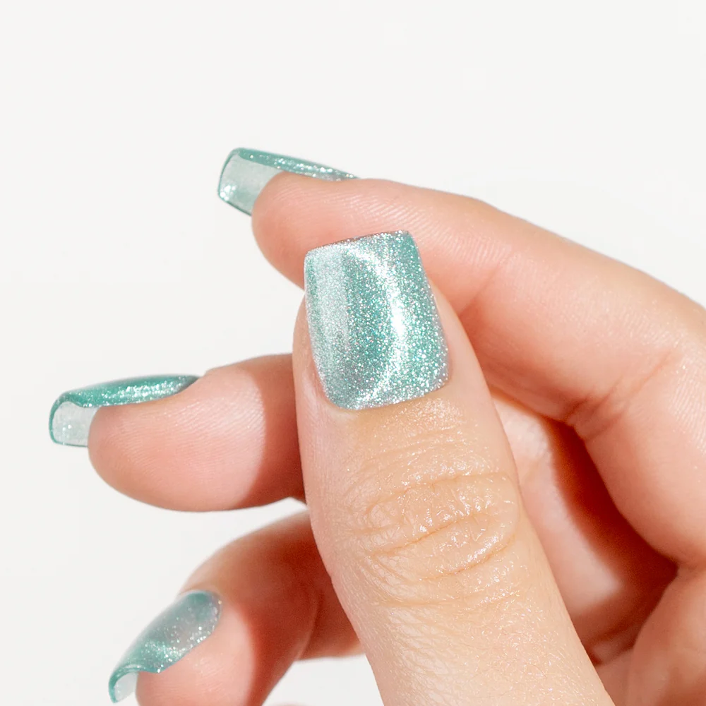 Esmalte semipermanente Cat Eye Velvet Light Green #293 - Image 4