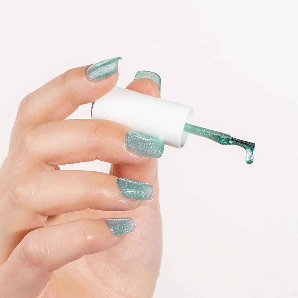 Esmalte semipermanente Cat Eye Velvet Light Green #293 - Image 5
