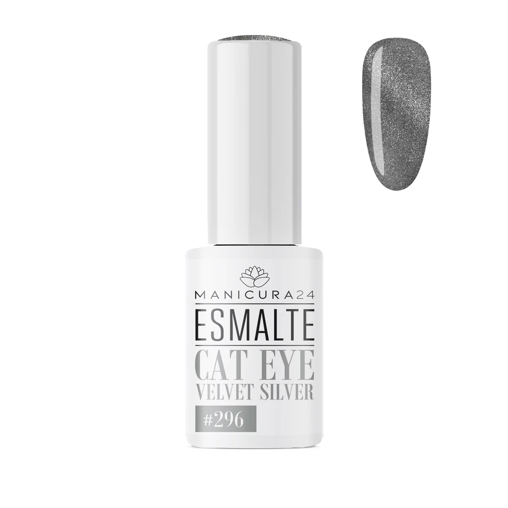 Esmalte semipermanente Cat Eye Velvet Silver #296