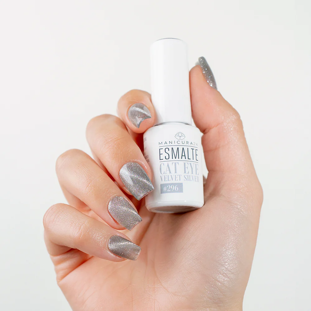 Esmalte semipermanente Cat Eye Velvet Silver #296 - Image 3