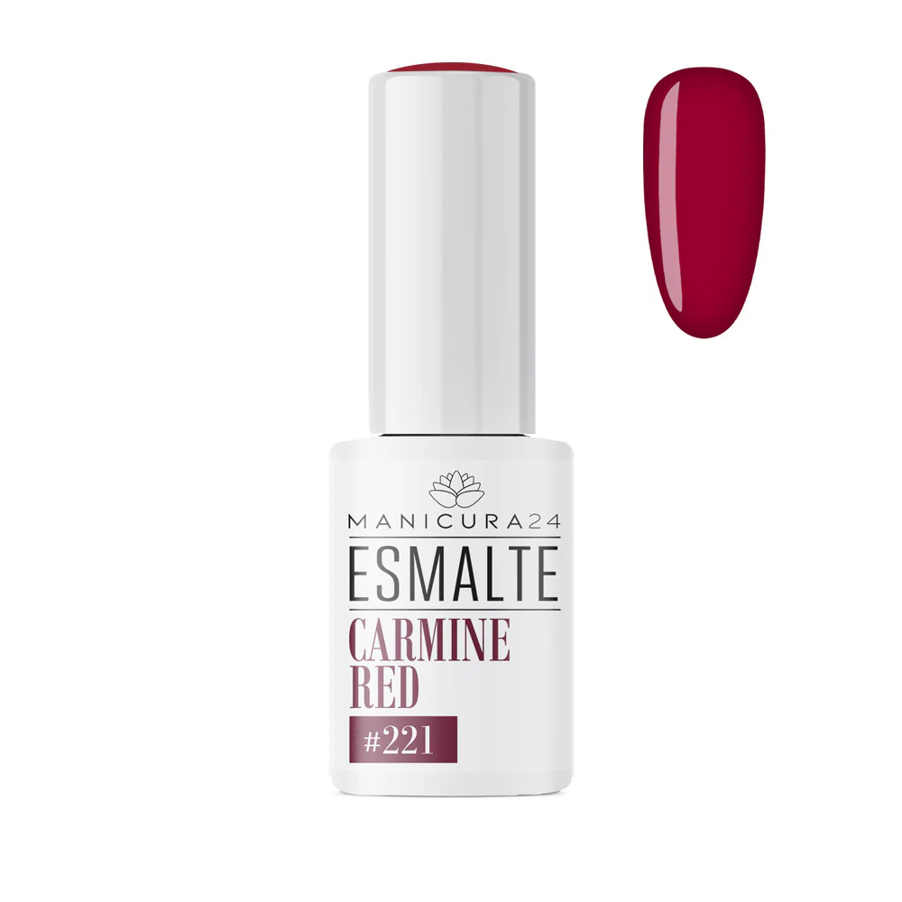 Esmalte semipermanente CARMINE RED #221