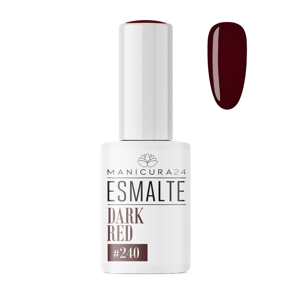 Esmalte semipermanente DARK RED #240