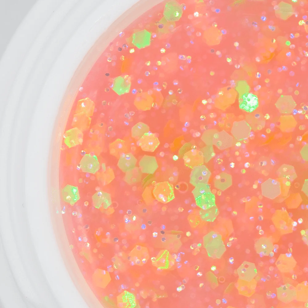 Builder Gel Glitter Apricot - HEMA Free - Image 3