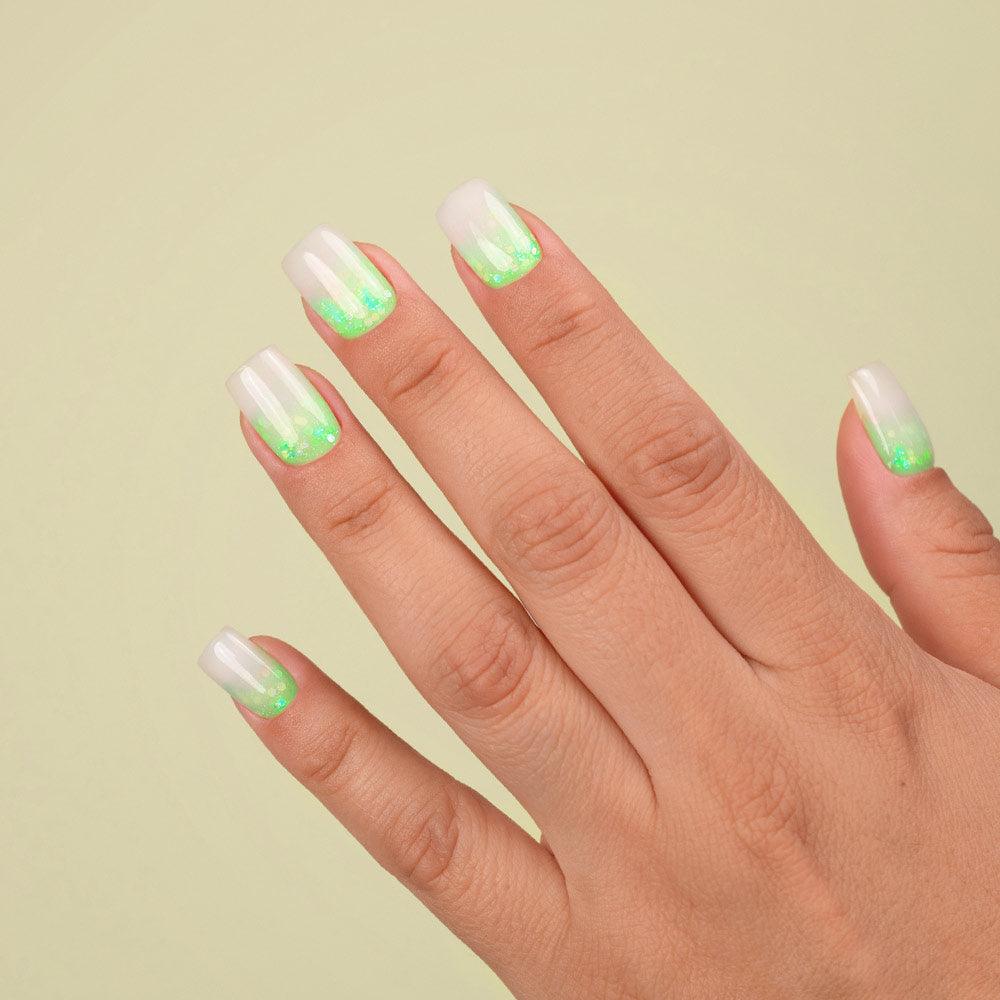 Builder Gel Glitter Lime - HEMA Free - Image 3