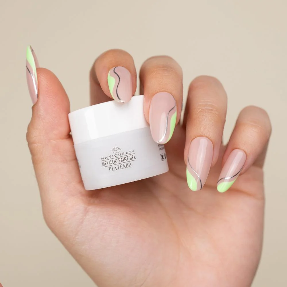 Metallic Paint Gel - Plateado - Image 5
