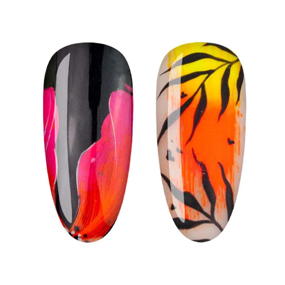 Nailart Neon Pigment - Orange - Image 2