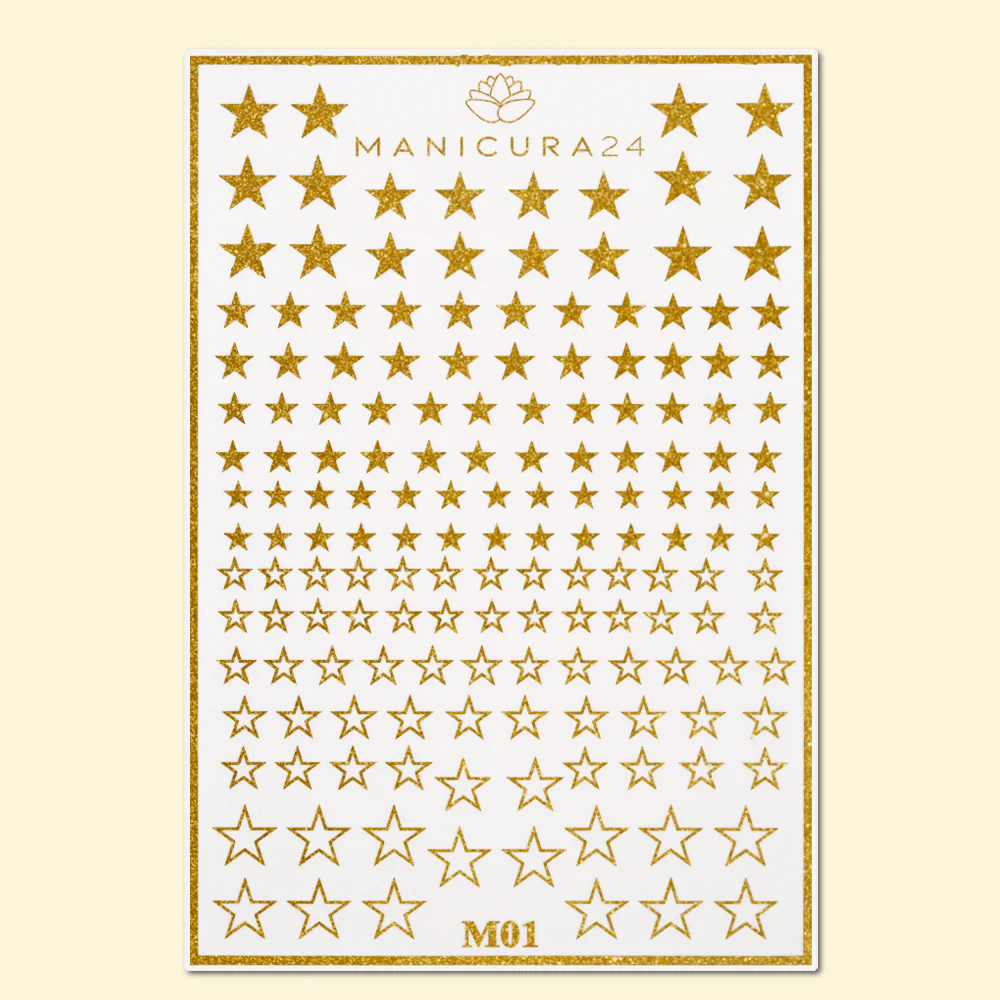 Pegatinas al Agua - Golden Stars
