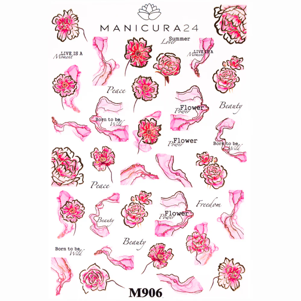 Pegatinas al agua - Peony Fantasy - Image 3